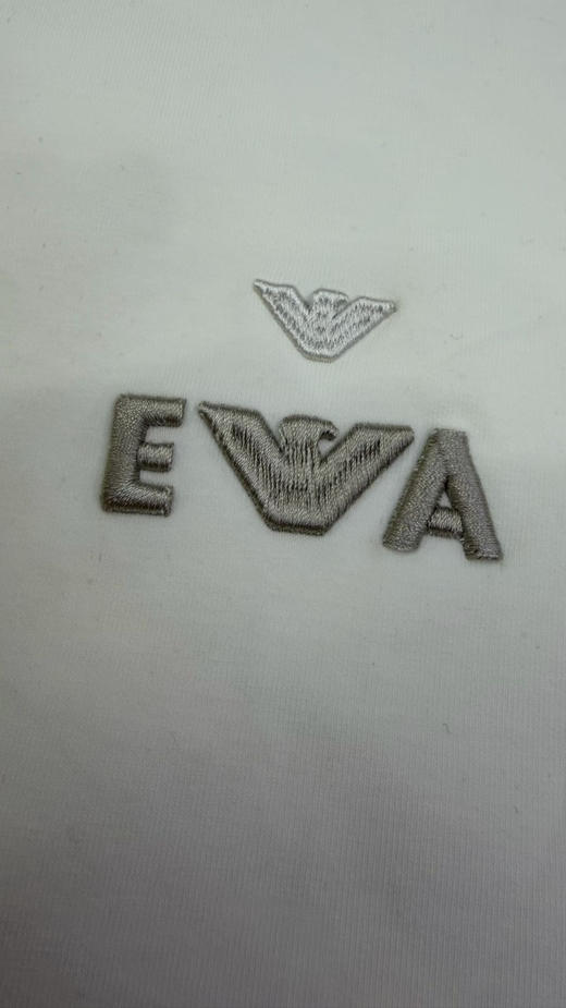 阿玛尼圆领衫。蓝色白色黑色。 商品图5