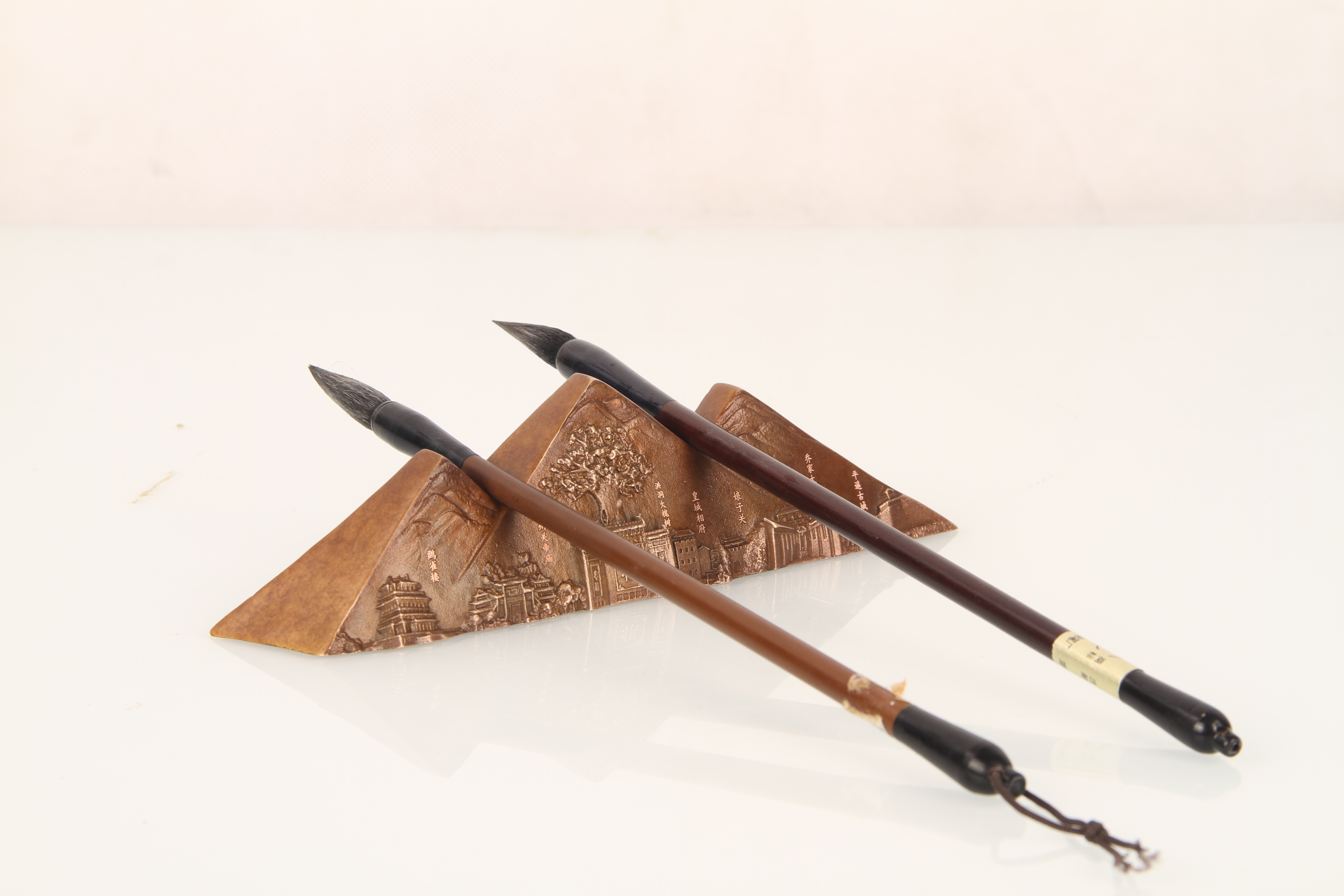 宇达青铜摆件  山西古建系列青铜文创产品  笔架筷架镇纸书房摆件