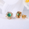 凝翠祖母绿耳钉   CB12403058 商品缩略图4