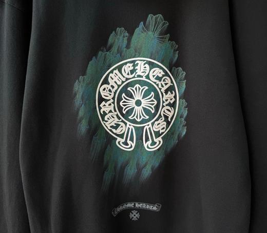 中性款印花加绒连帽卫衣he009 商品图2