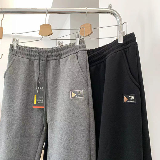 太厚实啦！ 加厚羊羔绒内里男士卫裤！ 商品图1