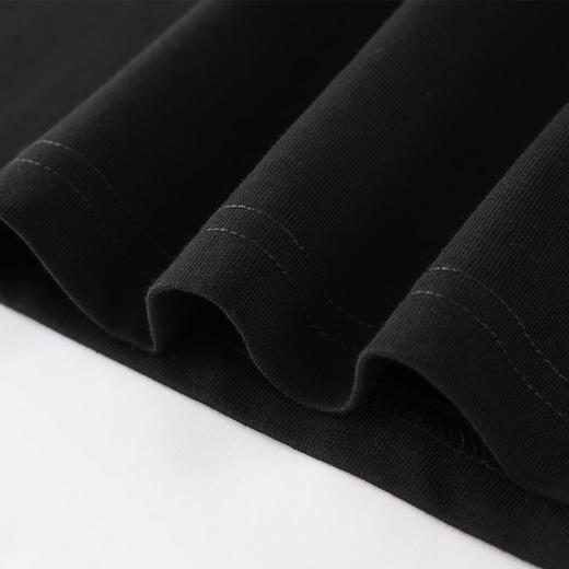 GXG男装【纯棉】秋季卡通兔子印花男女同款百搭圆领长袖T恤K&C 商品图7