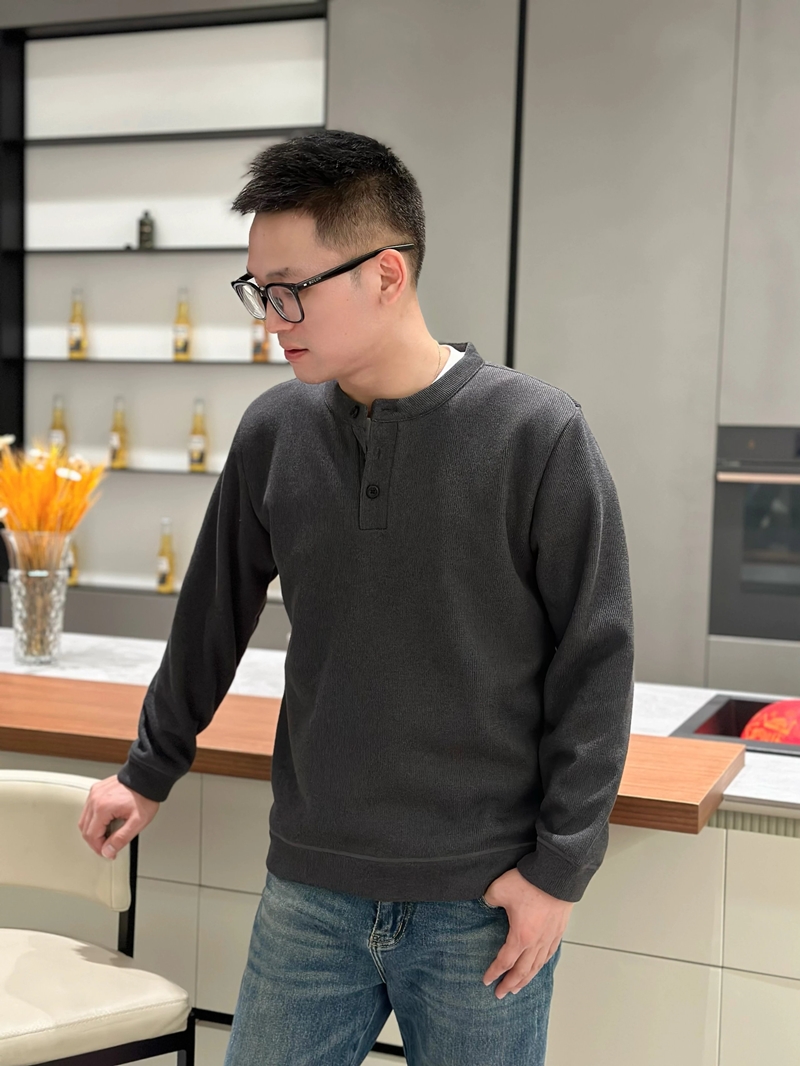 【格桑米Gesamy男士加绒圆领卫衣】嘉尔同款❗加厚羊毛复合一体暖绒，单件克重达500g+，外穿内搭都优秀