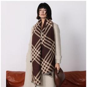 🔥秋冬热卖款大围巾【轻奢精仿羊绒围巾披肩】拯救衣柜里所有大衣的百搭围巾😍 ✅ 超大围巾，可披可围，还可以当毯子，简约大气！ 😱奢侈品级别的大披肩 ，搭配大衣毛衣高级感十足~👏