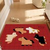 【刮去旧尘踏来新运❗️营造新年氛围感】2026马年地垫入户门垫玄关大门口丝圈地垫耐脏可裁剪红色防滑脚垫。jb 商品缩略图1