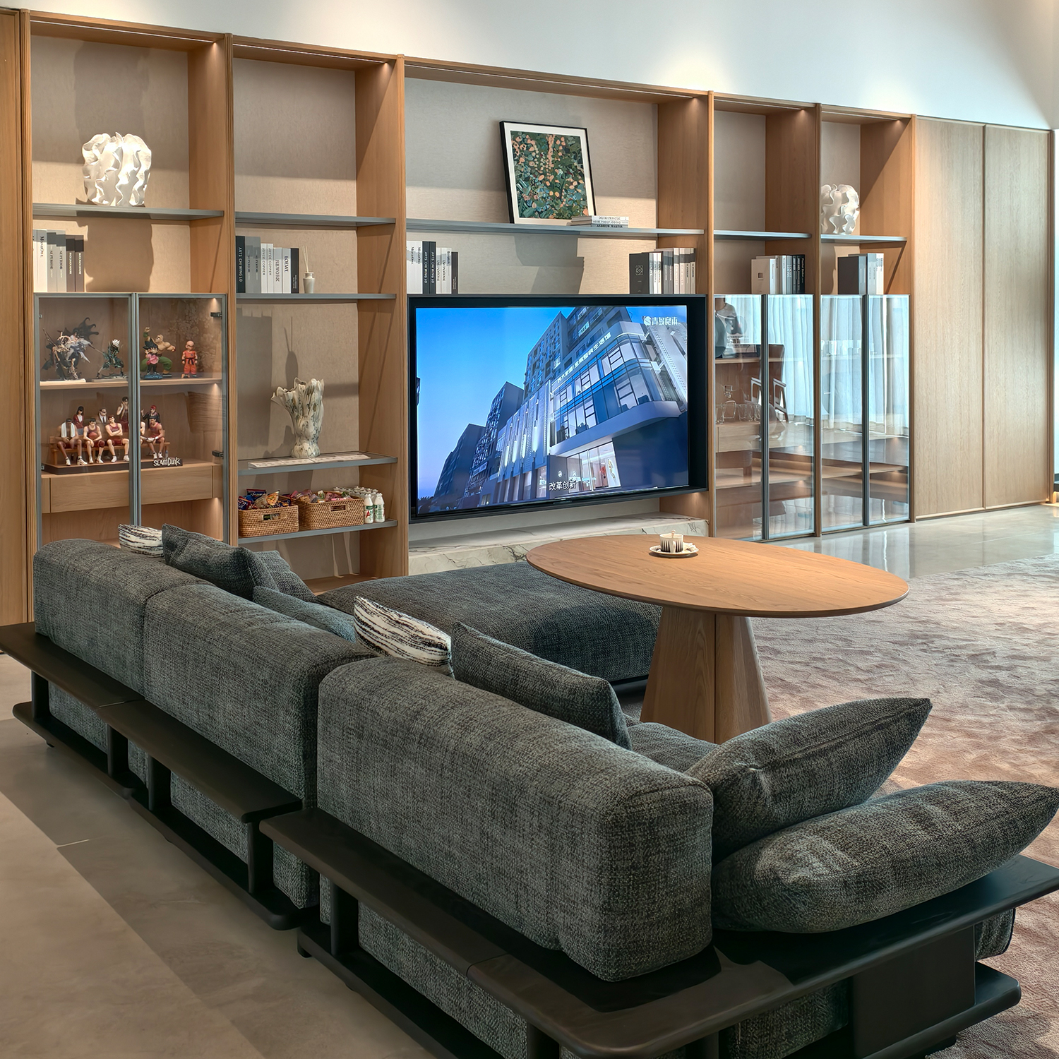 【自然风-ZR201B沙发】白橡木/布艺/灰橡色/客厅/组合沙发/模块沙发