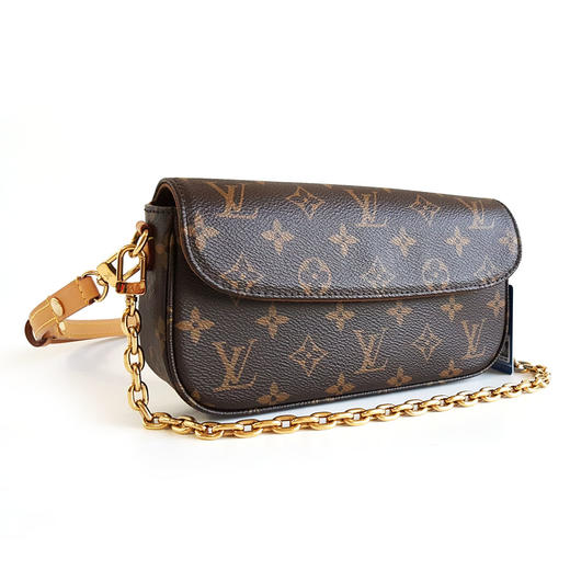 【98新闲置】LV路易威登IVYM81911棕色老花IVY腋下包链条包单肩包241125TJ11 商品图2