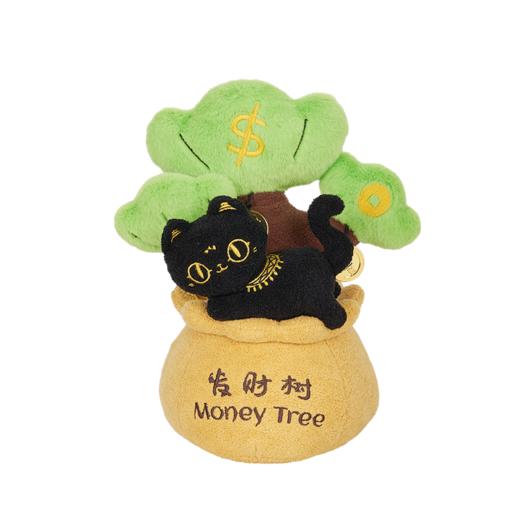 大英博物馆 盖亚·巴斯特系列 萌猫发财树 毛绒摆件 商品图4