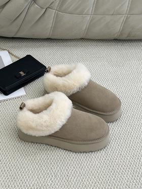 皮毛一体羊毛保暖雪地靴   A-5572