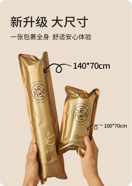 绒呼吸一次性浴巾旅行便携压缩单独包装加大加厚吸水 商品图2