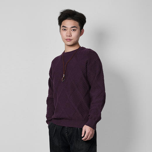 【新品上新】HX 冬季圆领毛衫亲肤舒适Z107440002101/02 商品图2
