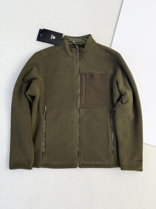 原单正品 KAILAS凯乐石立领抓绒外套 秋冬保暖抗静电轻量户外运动外套！颜色：黑色 墨绿
尺码：M L XL XXL 商品图1