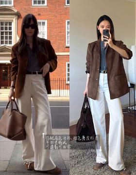 万能搭Acme婴儿绒全棉白色牛仔裤