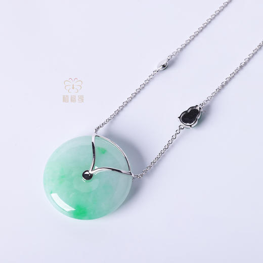 【福禄平安】翡翠平安扣项链-GZ12508007 商品图4