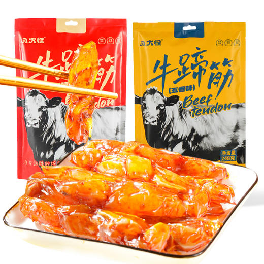 八大怪·牛蹄筋248g*2（一袋香辣味一袋五香味）劲道弹牙 Q弹爽囗 商品图0