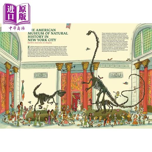 【中商原版】探访全球13座博物馆的奇妙之旅 The Great Big Book of Museums 英文原版 儿童科普绘本 进口精装童书 大开本 商品图4