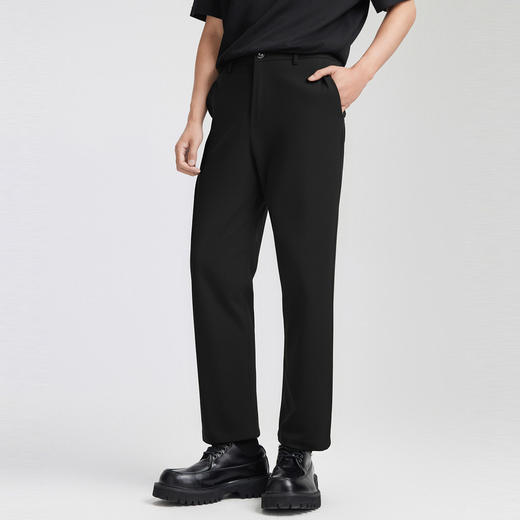 gxg.jeans男装 黑色基础休闲通勤九分裤西裤男裤薄款 25年夏热卖 商品图1