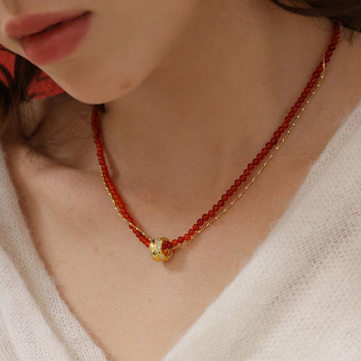 ARSIS｜新年系列 鸿运双环项链 商品图6