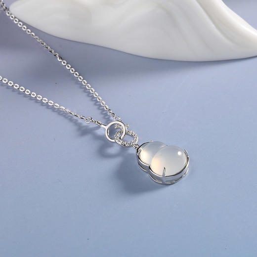 【宏艺珠宝】清润福禄·银s925项链 商品图1