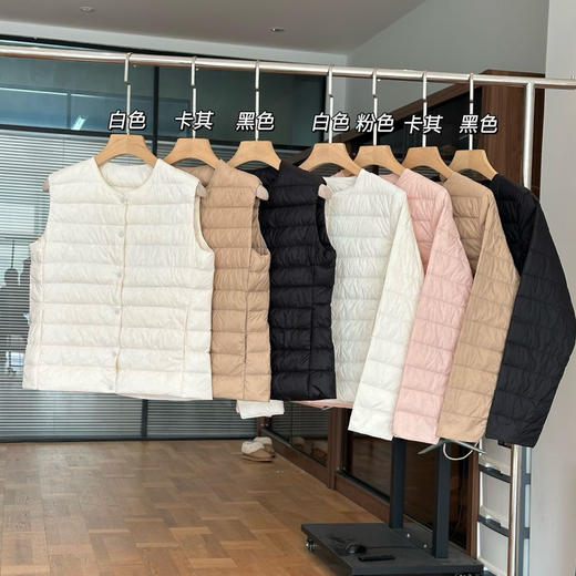 无异味95鹅绒轻薄马甲羽绒服110508 商品图6
