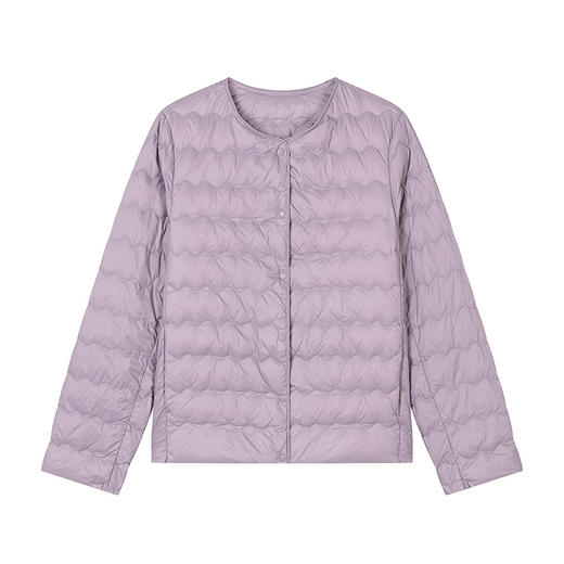 丁摩 时尚90绒白鸭绒轻薄款羽绒服女短款羽绒内胆外穿保暖5ZF-368061 商品图4