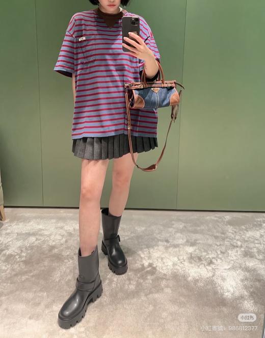 女款条纹短袖T恤zi020 商品图1