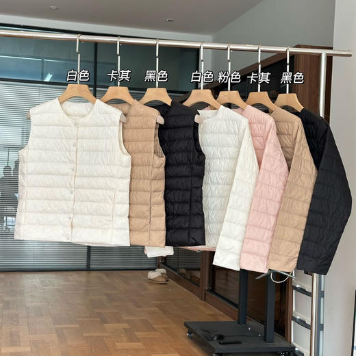 无异味95鹅绒轻薄马甲羽绒服110508 商品图7
