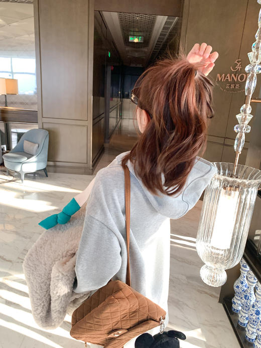 <曾小咸推荐> 现货秒杀！微信超特价！连帽卫衣连衣裙 日常219.99 立减110 秒杀109.99！ 商品图8