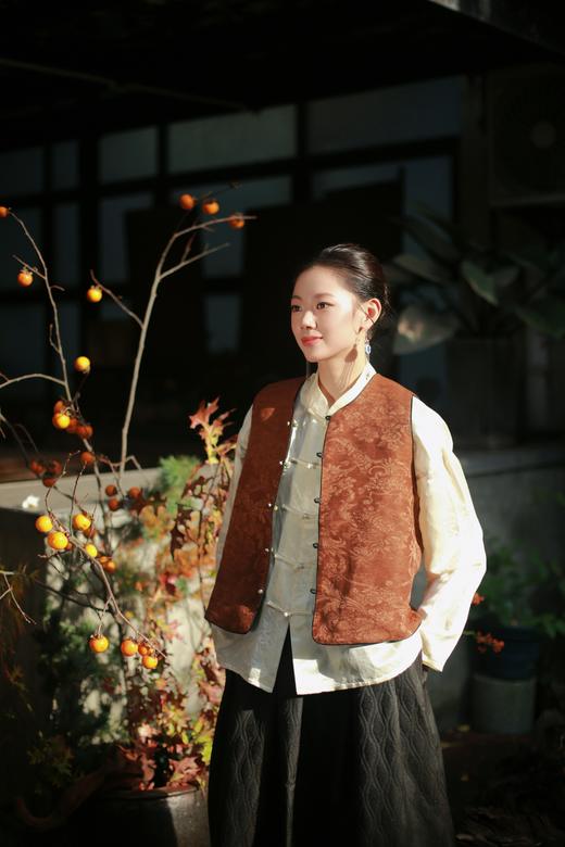 漫物记繁华圆领双面马甲xys-290 商品图2