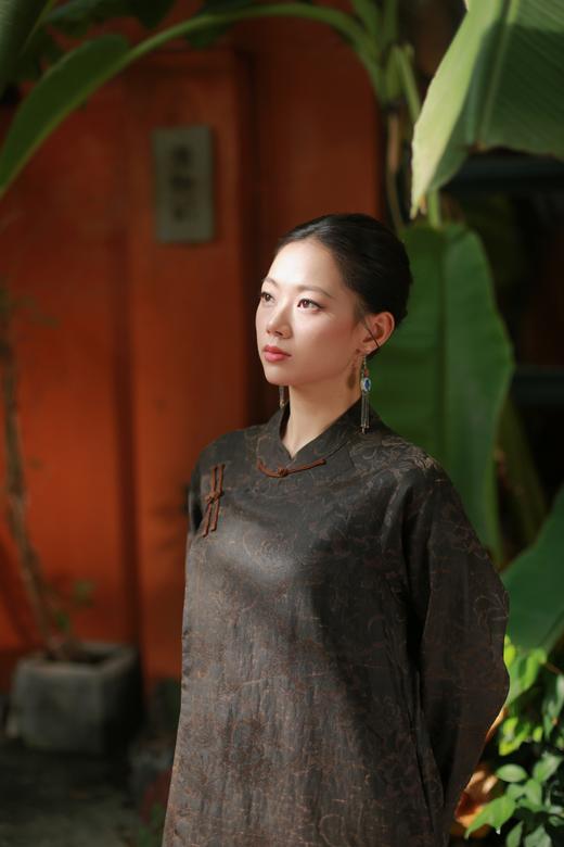 漫物记立领斜襟长款上衣xys-W091 商品图4