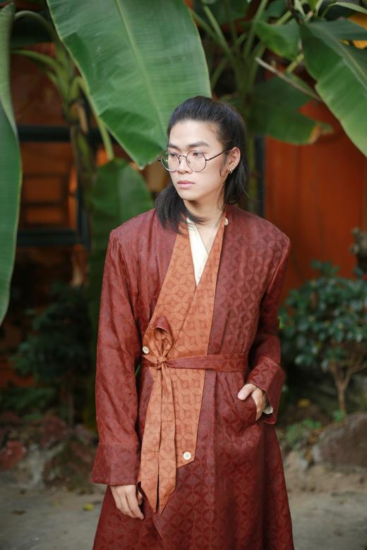 漫物记红云纱不规则系带开衫mwj-w313 商品图7