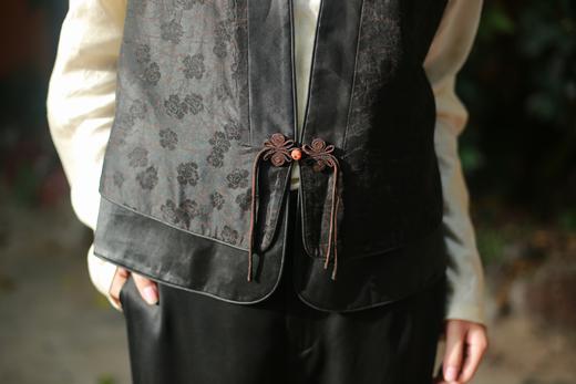 漫物记拼接花扣马甲mwj-w304 商品图4