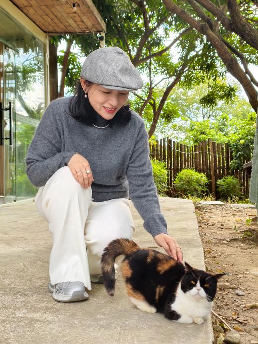 【羊毛阔腿裤】质感超好 30%绵羊毛 抗起球 好穿耐造 垂顺显瘦 可机洗秋冬保暖外裤！ 商品图3