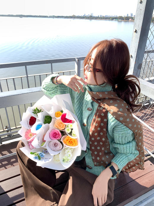 <曾小咸推荐> 现货秒杀！微信超特价！绿色翻领毛衣开衫 日常219.99 立减120 秒杀99.99！ 商品图5