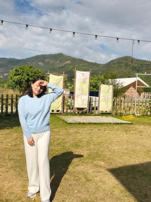 【羊毛阔腿裤】质感超好 30%绵羊毛 抗起球 好穿耐造 垂顺显瘦 可机洗秋冬保暖外裤！ 商品图2