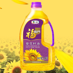福临门压榨一级葵花籽油1.8L
