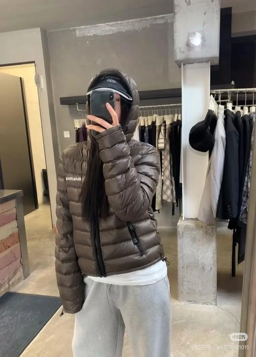 Mi*MI|缪系~排骨风女士连帽轻便羽绒服 商品图2