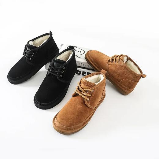 男士冬季羊毛雪地靴 商品图0