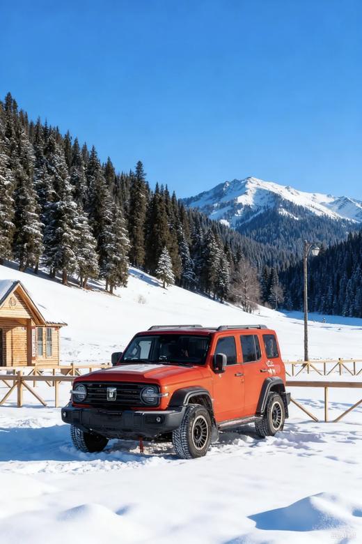 【寒假亲子】雪域北疆·蓝调伊犁亲子营:1家1越野车,住雪景木屋,赛里木湖蓝冰,畅滑4S级国际雪场,策马权游北境|6~18岁亲子 商品图1