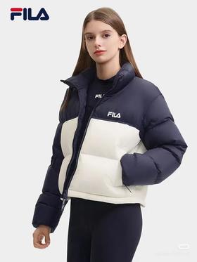 杨幂同款 ~F& 海报款短款撞色面包羽绒服