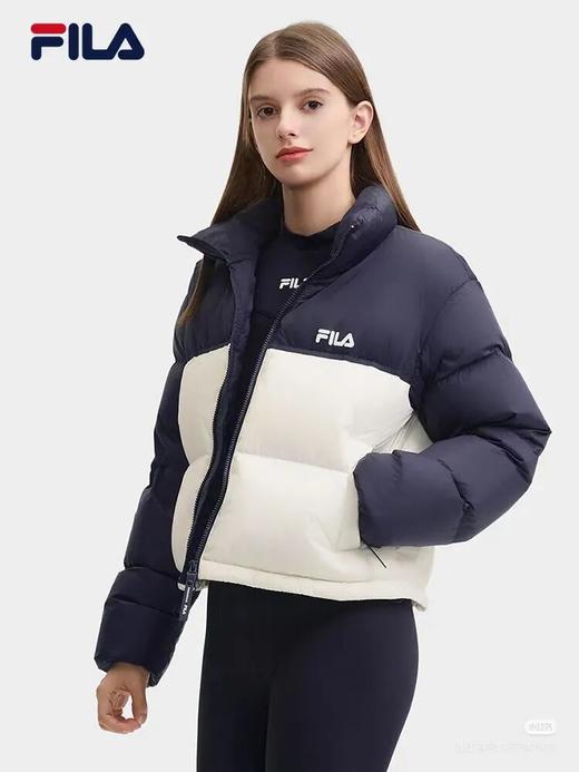 杨幂同款 ~F& 海报款短款撞色面包羽绒服 商品图0