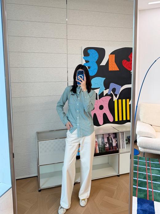 缪缪 新款 绿格纹衬衫(MM) 商品图2