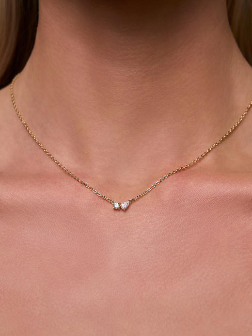 订购8周到｜Lili Claspe-Bryn-布林 金色 锆石 项链［美国设计师］ 商品图0