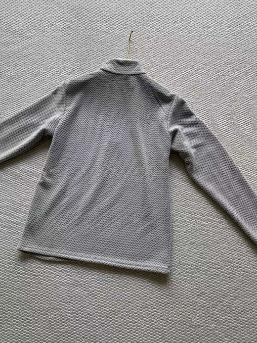 D120233秋冬户外休闲衣百搭男士SOTSOT高领水波纹半拉链卫衣 商品图5