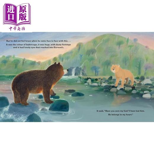 【中商原版】内心强大的熊 Hoang Giang Bear Heart 英文原版 儿童动物故事绘本 亲子读物 图画故事书 进口精装童书 3岁以上 商品图2