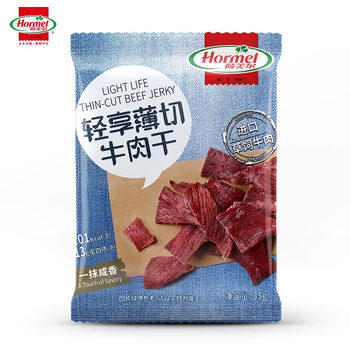荷美尔（Hormel）轻享薄切牛肉干(一抹咸香)35g零食肉干休闲小吃（临期剩余4月） /休闲食品 /肉类零食 /牛肉类 商品图2