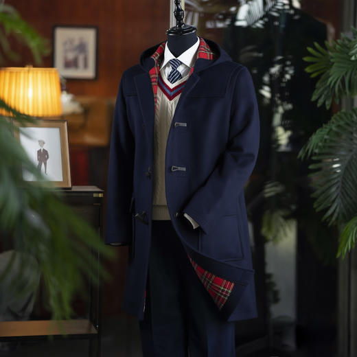 新款秋冬牛角扣大衣  三色可选 商品图4