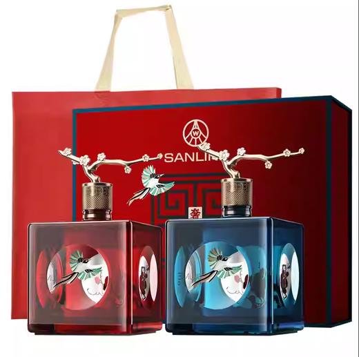 爆卖中！~奢享·52°五粮液浓香型四方见喜酒，4大名师联名推荐。超值2瓶（500ml*2）礼盒装 商品图4