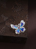 子佩集S990银【香蝶舞韵】胸针【QLXZ001】纯银花丝珐琅彩2412 商品缩略图0