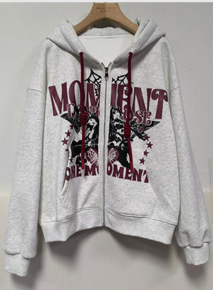 NC连帽加绒图案卫衣短外套51030冬季010024244648 商品图1